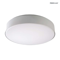 Dekorring for LED Wall / Ceiling luminaire, cylindrical, series 7520, direct beam, D37,2cm, stainless steel look