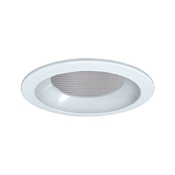 LED Recessed Downlight, 28W, 3000K, 2500lm, microprismatic, IP44, UGR < 19, white