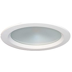Indbygnings loftlampe �24,2 rund IP44, hvid d�mpbar