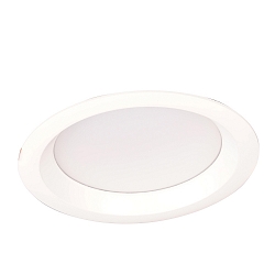 Downlight EDL2265A.2684DA rund, DALI styrbar, g� tilbage IP65, hvid d�mpbar