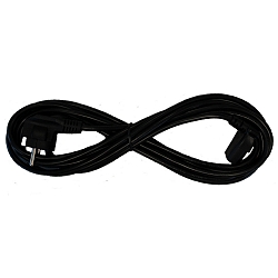 Tilslutningskabel med stik (FL-STL2063MA.15484�) 400CM 3-polet, sort