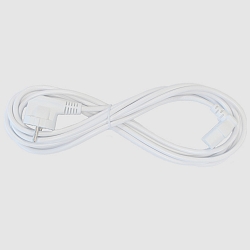 Tilslutningskabel med stik (FL-STL2063MA.15484�) 400CM 3-polet, hvid