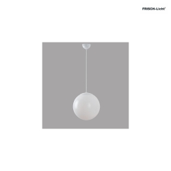 LED Ball Pendant luminaire glass, 22W, 3000K, 2600lm, IP40, DALI dimmable, white