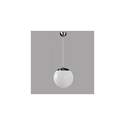 LED Ball Pendant luminaire glass, 22W, 4000K, 2800lm, IP40, stainless steel