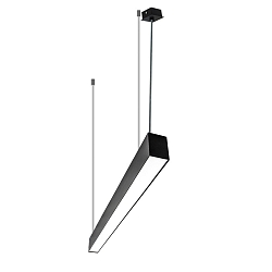light bar MICROPAL�, UGR<19 / 1407MM / 840 DALI controllable, direct, with suspension kit IP40, black dimmable