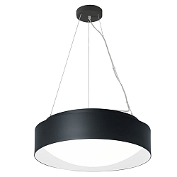 Pendel PREMIUM ARCHITEKTUR � 30,8cm IP20, sort, snehvide d�mpbar