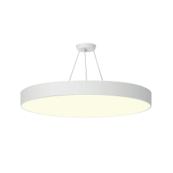 LED Pendant luminaire round direct / indirect, 126W, 3000K, 12600lm, IP40, white