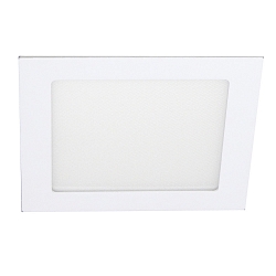 Indbygget downlight FLAT / 22.5X22.5CM firkantet, CCT Switch, UGR < 19, ekskl. str�mforsyning IP54, hvid d�mpbar