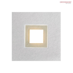 LED Wall / Ceiling luminaire KARREE, 1 flame, 620lm, 8,8W, 2700K, aluminum, champagne, dim-to-warm
