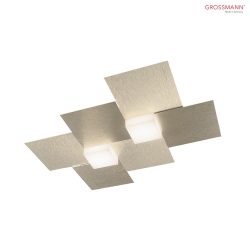 LED Wall and Ceiling luminaire CREO, 2 flames, 1240lm, 15,6W, 2700K, champagne, dim-to-warm 