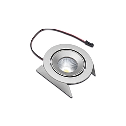 LED Indbygningsspot SR 68-LED, IP44, 350mA, CRi >90m UGR<19, kardan svingende 20�, 4.8W 2700K 35�, Chrom matt
