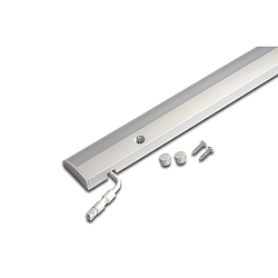 LED Skab armatur LED ModuLite F, IP20, 230V HVLCS, CRi >90, 60cm, med kontakt, 10W 4000K 950lm 120�, hvid