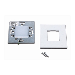 Indbygningslampe WALL IF med sensor, lateral str�ling, med diffuser IP20, hvid  1,8W 90lm 3000K 120� 120� CRI 80
