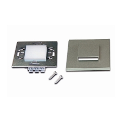 Indbygningslampe WALL I UP & DOWN up / down, med sensor, med diffuser IP20, rustfrit st�l  1,8W 90lm 3000K 120� 120� CRI 80