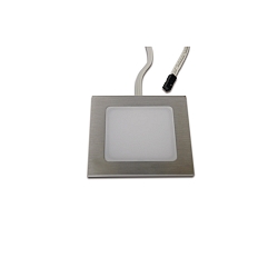 LED Indbygningslampe DYNAMIC FAQ 58 med overfladelys, 3W, 2700-5000K, IP20, b�rstet rustfrit st�l