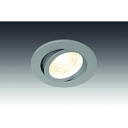 Indbygningslampe ECO SR 68 svingbar, s�t med 1 IP20, chrom mat d�mpbar 6,5W 750lm 3000K 24� 24� CRI 80