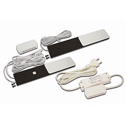 Armatur til brug under kabinettet S-PAD F inkl. driver, s�t med 2, med touch-d�mper IP20