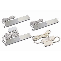 Armatur til brug under kabinettet S-PAD F inkl. driver, s�t med 3, med touch-d�mper IP20