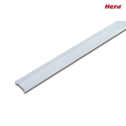 LED Cover profile 25mm, for 22mm milled grooveen and 34mm profile, 100cm, clear