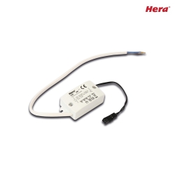 Transformer LED 350/ 350mA 5W, connection cable 30cm with wire end ferrules, 1-fold socket