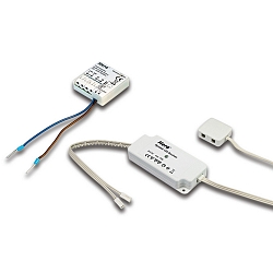 24V Dynamic-controller Radio 75W med 4-foldet distribut�r inkl. UP, Modul med radioknap