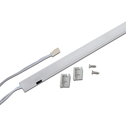 Armatur til brug under kabinettet IP20, aluminium, opal 2