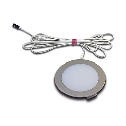 LED Overflade Lampe Dynamic FR 68-LED, IP44, med LED-24 Dynamic forbindelse, CRi >90, 4W 2700-5000K 270lm 110�, Chrom matt