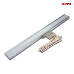 LED Mirror luminaire LUGANO, IP20, with LED 24 connection, without visible light points, CRi >95, 90cm, 16.6W 3000K