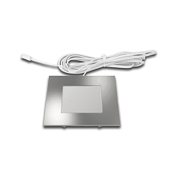 Flad LED Overfladelys Indbygningslampe FQ 68-LED, firkantet, IP44, med LED-24 forbindelse, CRi >90, 4W 4000K 270lm 110�