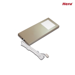 LED Under-cabinet luminaire LED Slim-Pad F, IP20, homogeneous surface light, with LED 24-connection, 5W 3000K