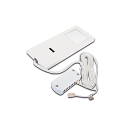 LED Under-cabinet luminaire LED Slim-Pad F, IP20, with IR dimmer, homogeneous surface light, with LED 24-connection, 5W 3000K