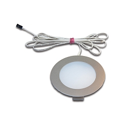 LED Indbygnings Overfladelampe Dynamic FR 78-LED, IP44, LED-24 Dynamic forbindelse, 4W 2700-5000K 270lm 110�, Chrom matt