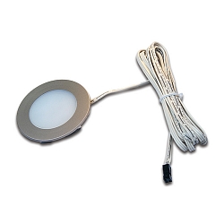 LED Indbygningsspot Dynamic FR 55-LED med overfladelys, 3W 2700-5000K, Chrom matt