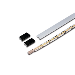 LED Overfladelys skinne LED-2-Link FLOOD, 90cm, til LED-2-Link-profiler, CRi >95, 16.1W 4000K 930lm 120�, sort