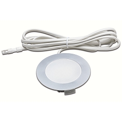 HV LED Indbygningsspot FR 78-LED med overfladelys, IP20, 230V HVLCS, 3W 3000K 200lm 110�, Chrom matt