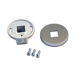 Tilbeh�r til LED-2-Link - montering�rme til LED Overflade profil 15/13mm  / Vis her profil, anodiseret aluminium