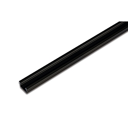 LED Indfr�set profil 24/12mm til d�kningsprofil 15mm, l�ngde 100cm, sort