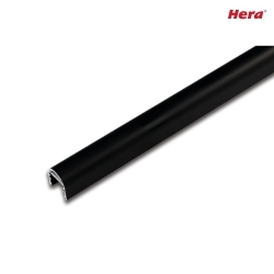 LED 2-Link Accessories - Showcase profile, 24V DC, for cover profile 15mm, 100cm, black