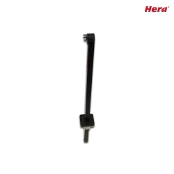 LED 2-Link Retaining arm 30cm, stepless height adjustable, without connection cable, alu anodised