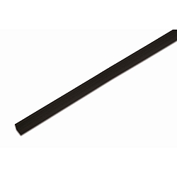 Vingeprofil MILLED-IN 9MM/7MM FOR 4MM STRIPS / 100CM, sort mat