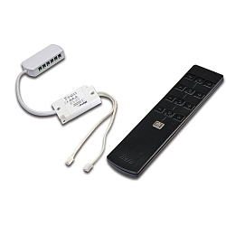 24V D�mpningscontroller Radio 80W med 12-foldet distribut�r inkl. 4-Kanal-Radio fjernbetjening