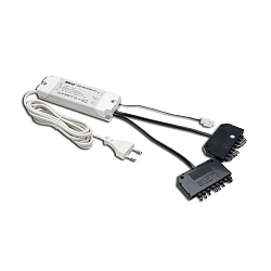 Transformer LED 350/2x 9W DIM 2 x 9-foldet, distribut�r + je 8 kortslutning stik