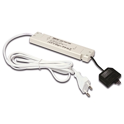 Transformer LED 350/16W connection cable 200cm, with Europlug, 5-fold distributor + 4 short circuit  plug