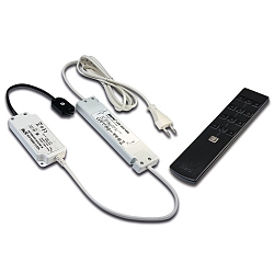 Transformer LED 350/15W Radio med 3-foldet, distribut�r inkl. 4 Kanal-Radio fjernbetjening og controller
