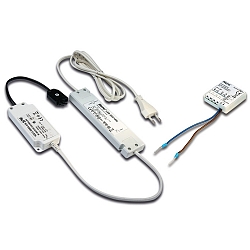 Transformer LED 350/15W radio with 3-fold, distributor incl. UP radio push-button module and controller
