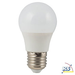 LED Lamp E27, A50, 6W, warm white, flickerfree