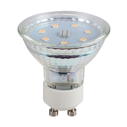 LED Lyskilde GU10, 3W, varm hvid, 7 SMD LED