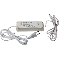 LED ballast MECANO 24V DC, med 140cm forbindelseskablet + euro stik, med 180cm tilslutningskabel + stik, 40W