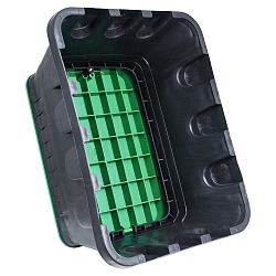 Heitronic Gulvindbygningsboks 64,05x30x50,75cm, med 12 udgange, der �bnes senere