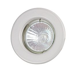 Indbygningsspot hvid, GU5,3, maks. 35W